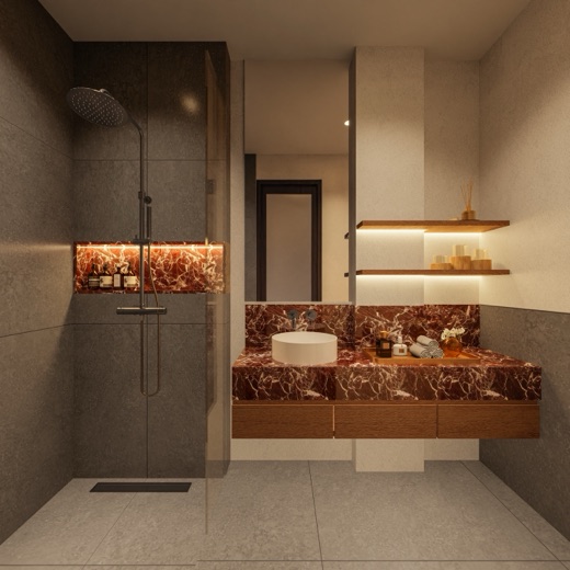 Apartment bathroom