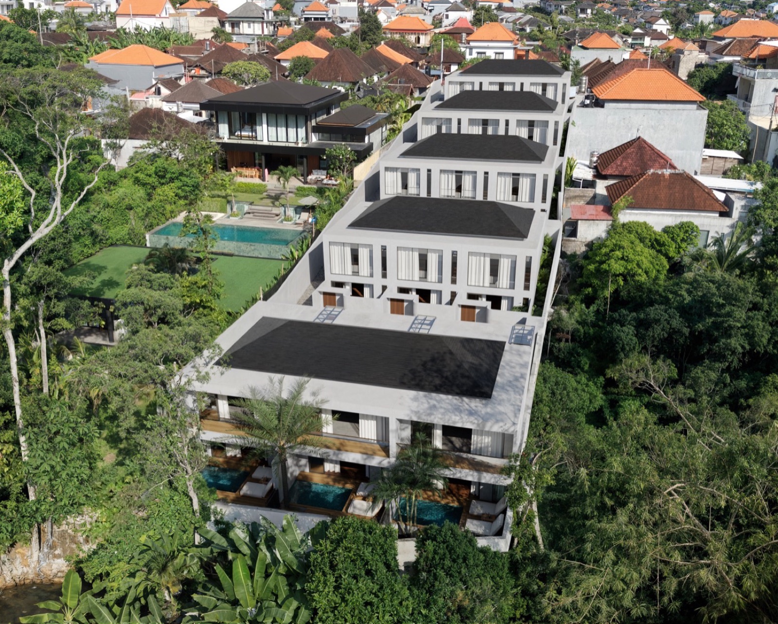 Temple Heights whole development, Padonan, Canggu